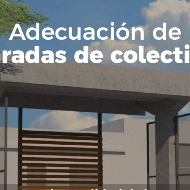 Imagen de Pueblo Esther inici&oacute; la renovaci&oacute;n integral de las paradas de colectivos