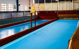 Imagen de Athletic realiz&oacute; tareas de reacondicionamiento en sus canchas de bochas