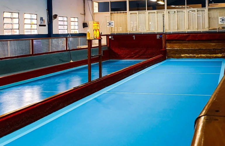 Imagen de Athletic realiz&oacute; tareas de reacondicionamiento en sus canchas de bochas