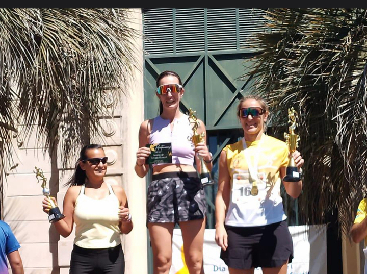 Imagen de Ana Pagliaricci corri&oacute; la Marat&oacute;n 'Dorada' de Rosario y obtuvo grandes resultados