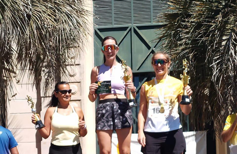 Imagen de Ana Pagliaricci corri&oacute; la Marat&oacute;n 'Dorada' de Rosario y obtuvo grandes resultados