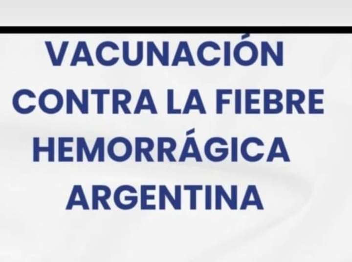 Imagen de Vacunaci&oacute;n contra la Fiebre Hemorr&aacute;gica Argentina en el SAMCo N&deg; 50