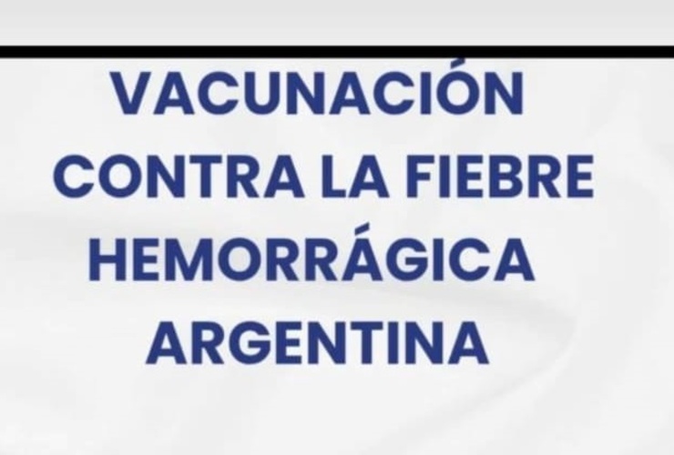 Imagen de Vacunaci&oacute;n contra la Fiebre Hemorr&aacute;gica Argentina en el SAMCo N&deg; 50