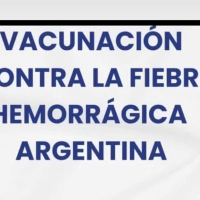 Imagen de Vacunaci&oacute;n contra la Fiebre Hemorr&aacute;gica Argentina en el SAMCo N&deg; 50