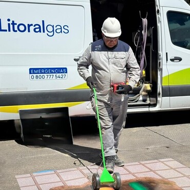 Se trata de un trabajo anual realizado por el personal de Litoralgas
