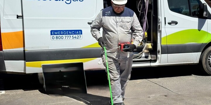 Se trata de un trabajo anual realizado por el personal de Litoralgas