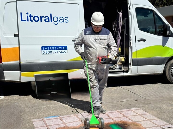 Se trata de un trabajo anual realizado por el personal de Litoralgas