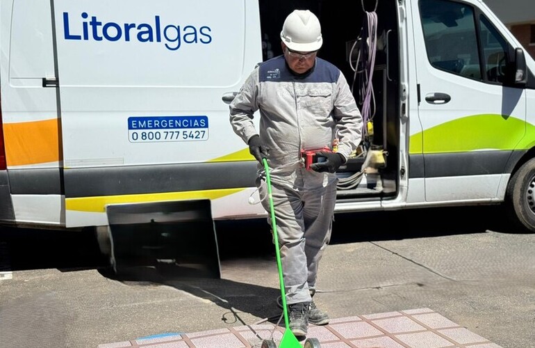Se trata de un trabajo anual realizado por el personal de Litoralgas