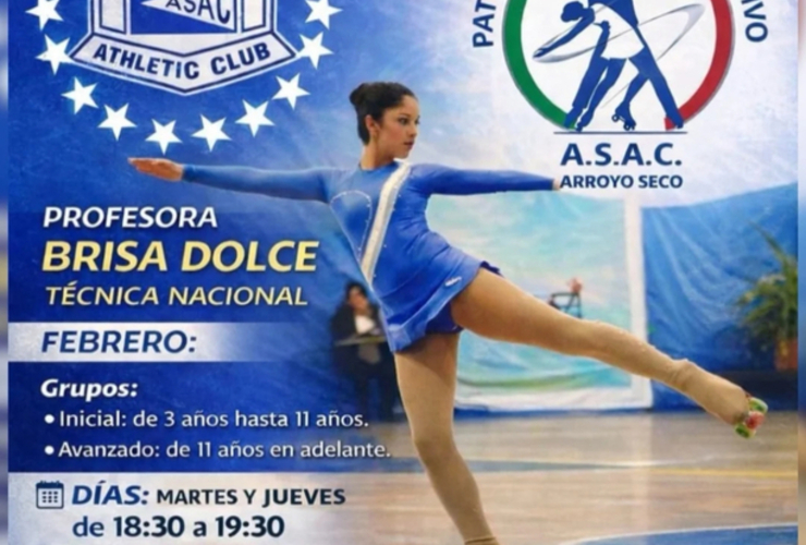 Imagen de Comenzaron las clases de Pat&iacute;n Art&iacute;stico y Competitivo de A.S.A.C. con profesora nueva