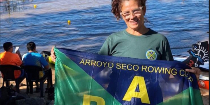 Imagen de Nataci&oacute;n: Mariela Romagnoli del Rowing Club, hizo podio en la Marat&oacute;n Acu&aacute;tica de Escobar