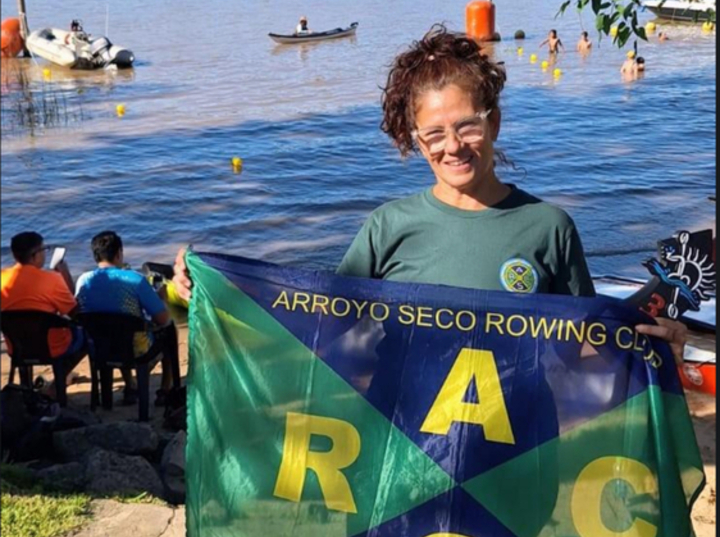 Imagen de Nataci&oacute;n: Mariela Romagnoli del Rowing Club, hizo podio en la Marat&oacute;n Acu&aacute;tica de Escobar