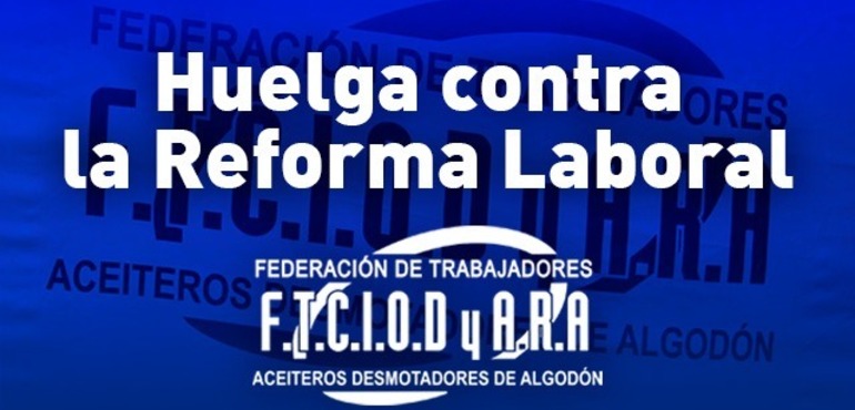Imagen de Aceiteros lanzan huelga nacional contra la reforma laboral del gobierno
