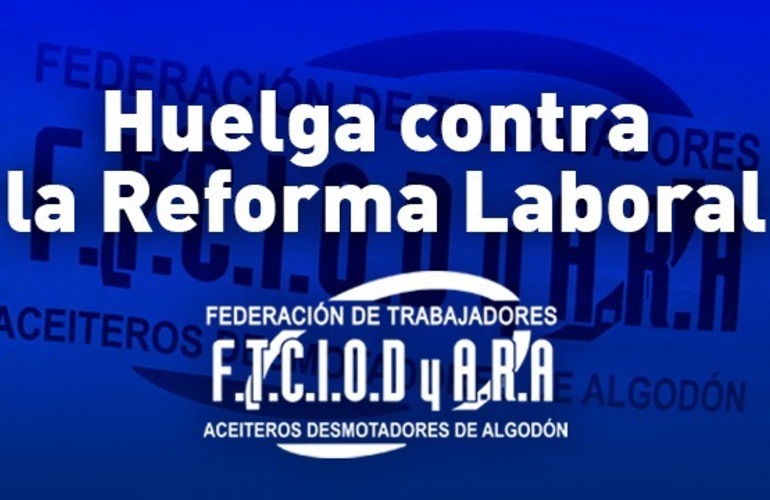 Imagen de Aceiteros lanzan huelga nacional contra la reforma laboral del gobierno