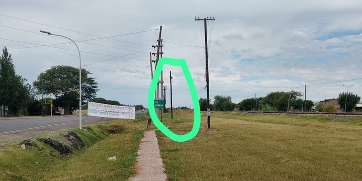 La foto enviada por el vecino esta ma&ntilde;ana.