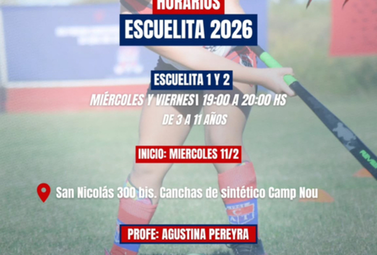 Imagen de Inicia la Escuelita 2026 de Hockey de Talleres