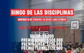 Imagen de El 15/02, Bingo de las Disciplinas en Talleres