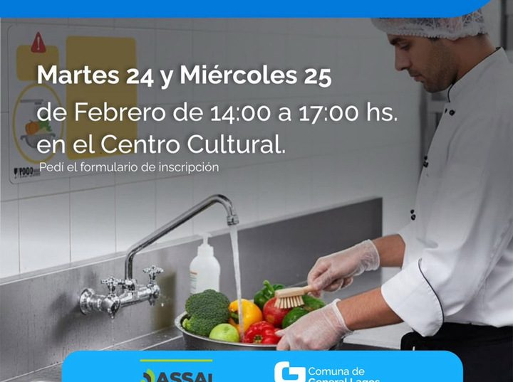 Imagen de En Febrero, nuevo Curso de Carnet de Manipulador de Alimentos en el Centro Cultural