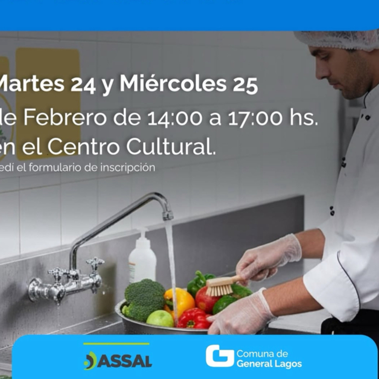 Imagen de En Febrero, nuevo Curso de Carnet de Manipulador de Alimentos en el Centro Cultural