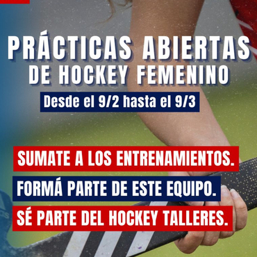 Imagen de Pr&aacute;cticas abiertas de hockey femenino en Talleres