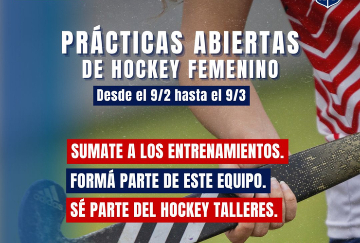 Imagen de Pr&aacute;cticas abiertas de hockey femenino en Talleres