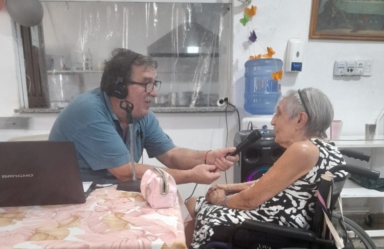 El conocido conductor de El Arranque, particip&oacute; de la actividad