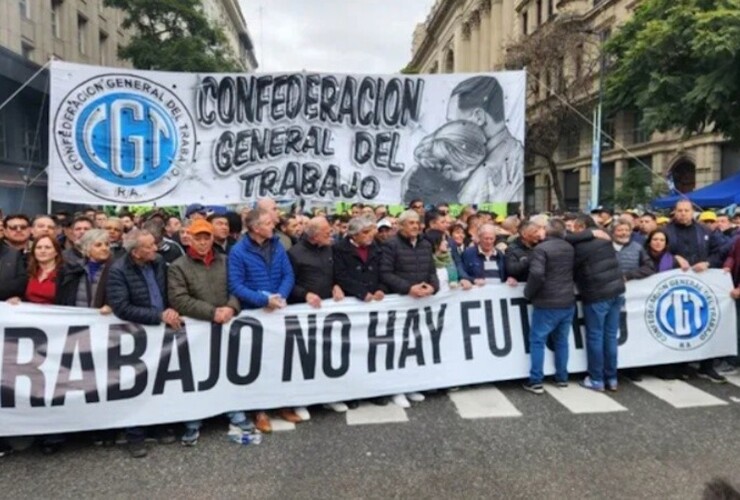La central obrera no descarta que se llame a un paro general durante las pr&oacute;ximas semanas.