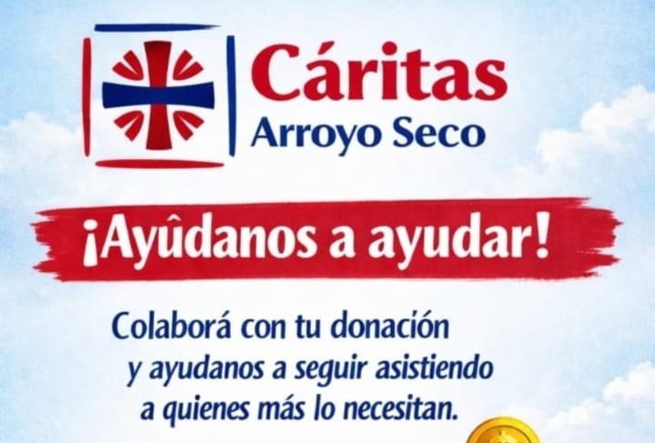 Imagen de C&aacute;ritas Arroyo Seco lanz&oacute; una campa&ntilde;a para recibir donaciones