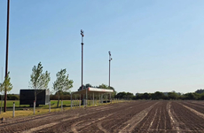 Imagen de La obra de la nueva cancha de hockey de c&eacute;sped sint&eacute;tico de Talleres sigue avanzando