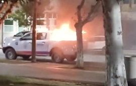 Imagen de Descontrol en Plaza 9 de Julio: un incidente que demand&oacute; la intervenci&oacute;n de bomberos