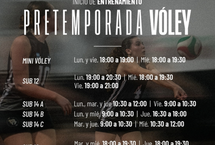 Imagen de Inicio de pretemporada para el vóley de Unión Imagen de Inicio de pretemporada para el vóley de Unión