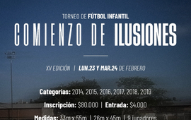 Imagen de En febrero, se viene el Torneo de F&uacute;tbol Infantil 'Comienzo de Ilusiones' en Uni&oacute;n
