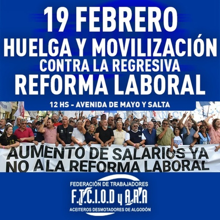 Imagen de Huelga y movilizaci&oacute;n contra la regresiva reforma laboral