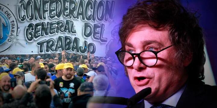 Imagen de Argentina paralizada: la CGT inici&oacute; un paro general masivo contra la reforma laboral de Milei