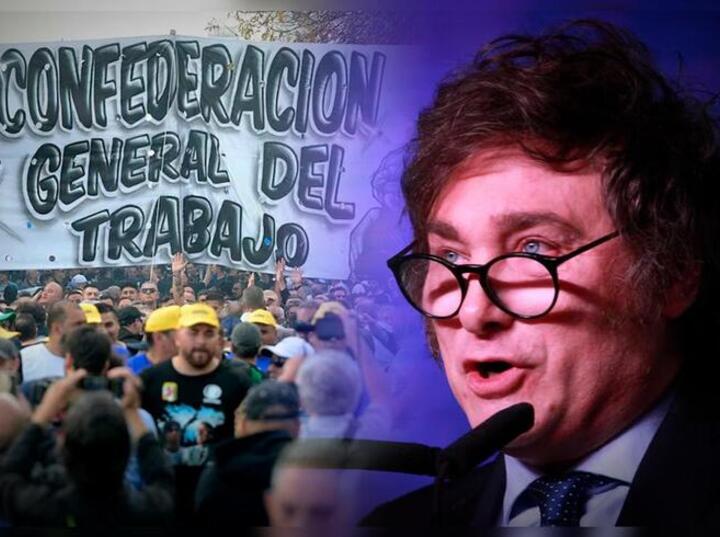 Imagen de Argentina paralizada: la CGT inici&oacute; un paro general masivo contra la reforma laboral de Milei