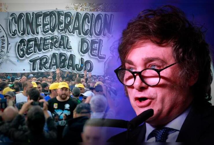 Imagen de Argentina paralizada: la CGT inici&oacute; un paro general masivo contra la reforma laboral de Milei