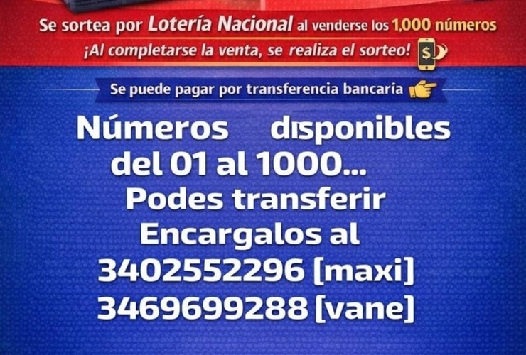 Tienen que abonar un total de 1.690.000. Ya reunieron 690.000, les queda reunir el resto.
