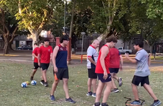 Imagen de Rugby: las inferiores de Talleres entrenan de forma f&iacute;sica y con pelota en la pretemporada 2026