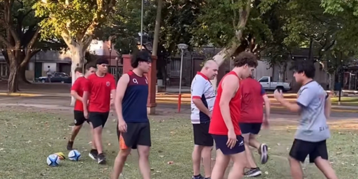 Imagen de Rugby: las inferiores de Talleres entrenan de forma f&iacute;sica y con pelota en la pretemporada 2026