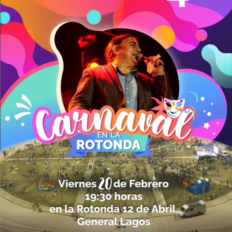 Imagen de Este viernes, Carnaval en la Rotonda de General Lagos