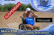 Imagen de Suspendieron la XX Experiencia de Nado en el R&iacute;o de Los Tiburones