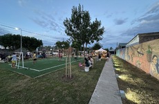 Imagen de Reinauguraci&oacute;n de la plaza Italia: juegos nuevos, un mural y cancha de f&uacute;tbol