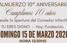 Imagen de Tu Eres Digno celebrar&aacute; su 10&deg; aniversario con un almuerzo