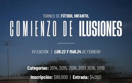 Imagen de Hoy inicia el Torneo de f&uacute;tbol infantil 'Comienzo de Ilusiones' en Uni&oacute;n