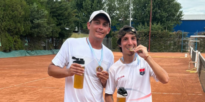 Imagen de Tenis: la dupla Guastavino-Di Paolo de Talleres, salieron Campeones de 3era cat. en el Torneo Pre Interclubes