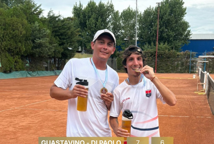 Imagen de Tenis: la dupla Guastavino-Di Paolo de Talleres, salieron Campeones de 3era cat. en el Torneo Pre Interclubes