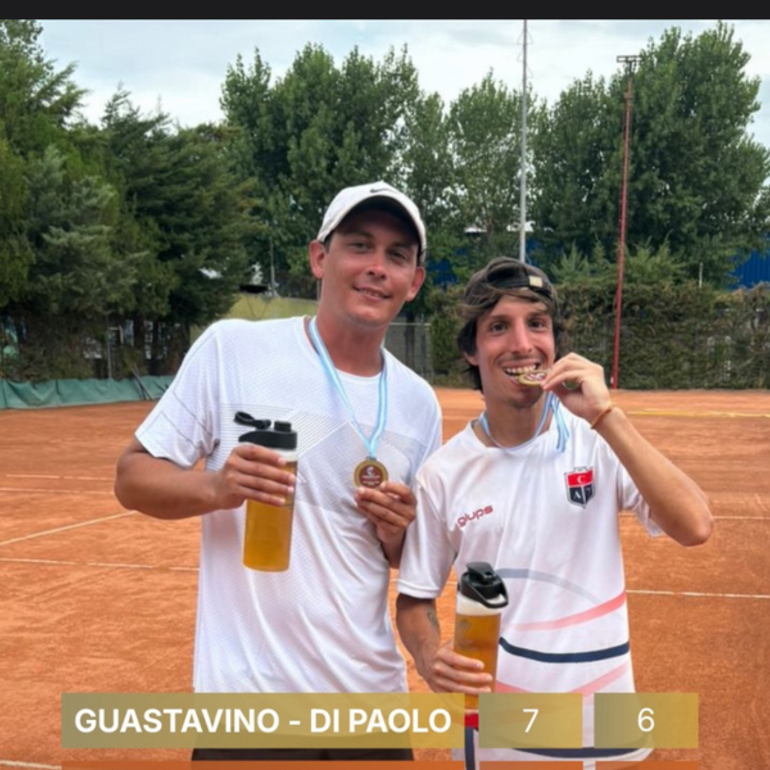 Imagen de Tenis: la dupla Guastavino-Di Paolo de Talleres, salieron Campeones de 3era cat. en el Torneo Pre Interclubes