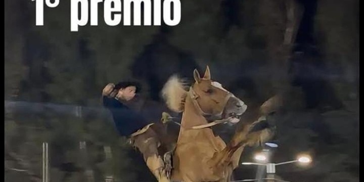 Imagen de Jinete de la costa de Fighiera obtuvo el primer premio en Cruz Alta