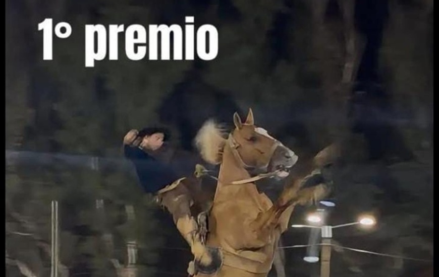 Imagen de Jinete de la costa de Fighiera obtuvo el primer premio en Cruz Alta