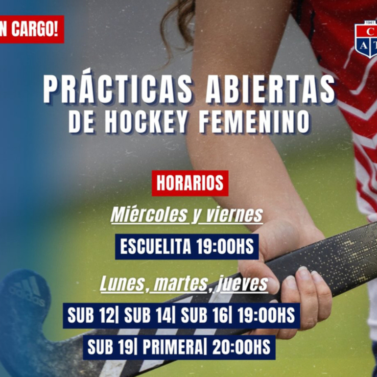 Imagen de Pr&aacute;cticas abiertas de hockey femenino en Talleres hasta el 9 de Marzo