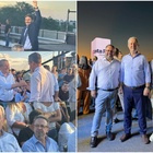 Imagen de Tonelli en la foto provincial mientras Arroyo Seco atraviesa su propia crisis